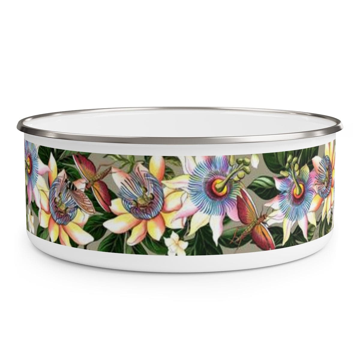 Floral Passion Enamel Bowl