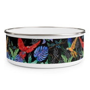 Rainforest Beauties Enamel Bowl