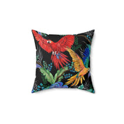 Rainforest Beauties Polyester Square Pillow