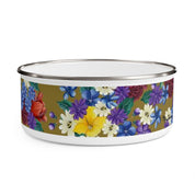 Dreamy Floral Enamel Bowl