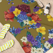 Dreamy Floral Beach Towel