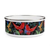 Rainforest Beauties Enamel Bowl