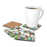 Jungle Queen Ivory Cork Back Coaster