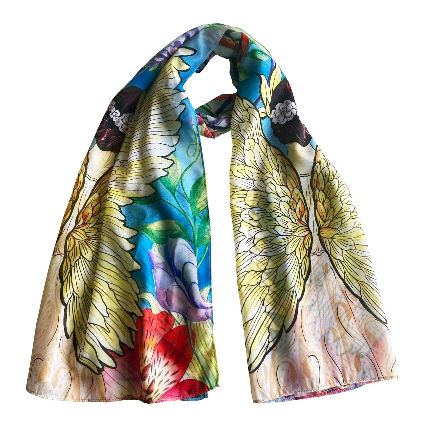 Printed Chiffon Scarf - 3300