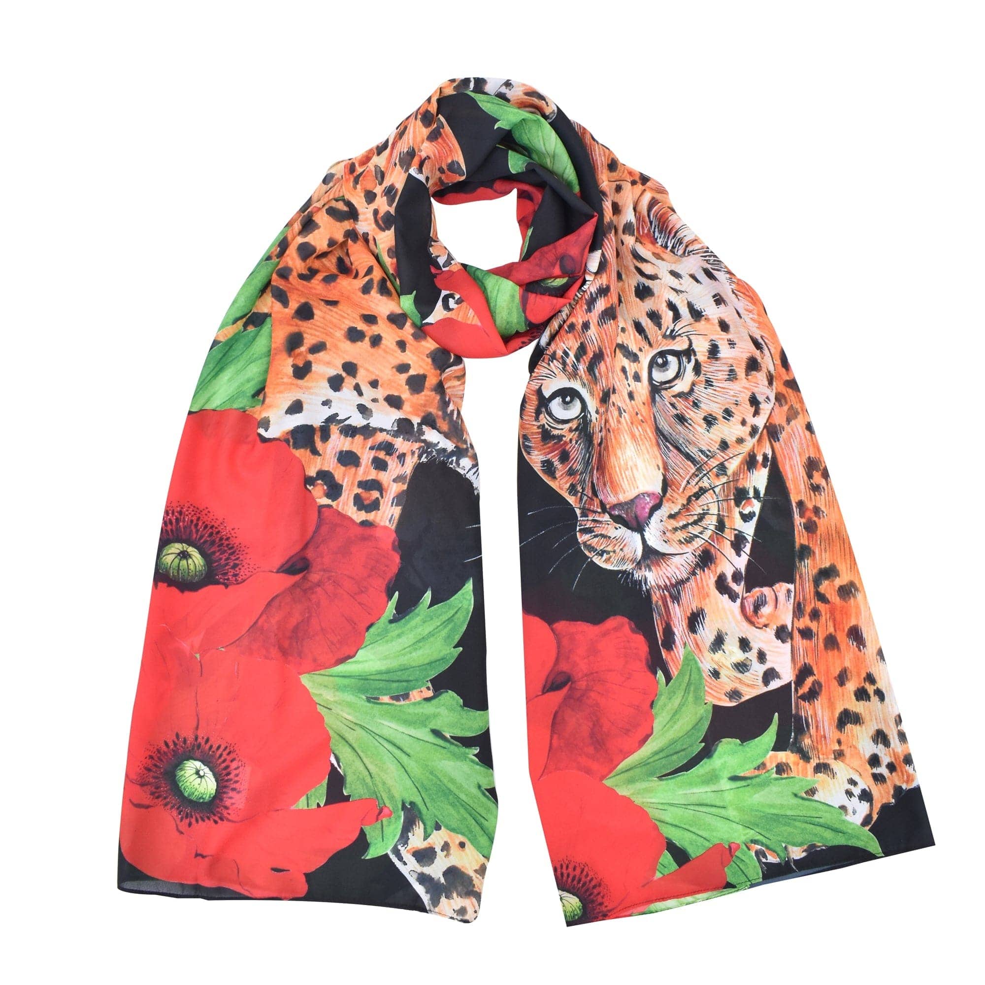 Printed Chiffon Scarf - 3300