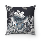 Cleopatra's Leopard Polyester Square Pillow