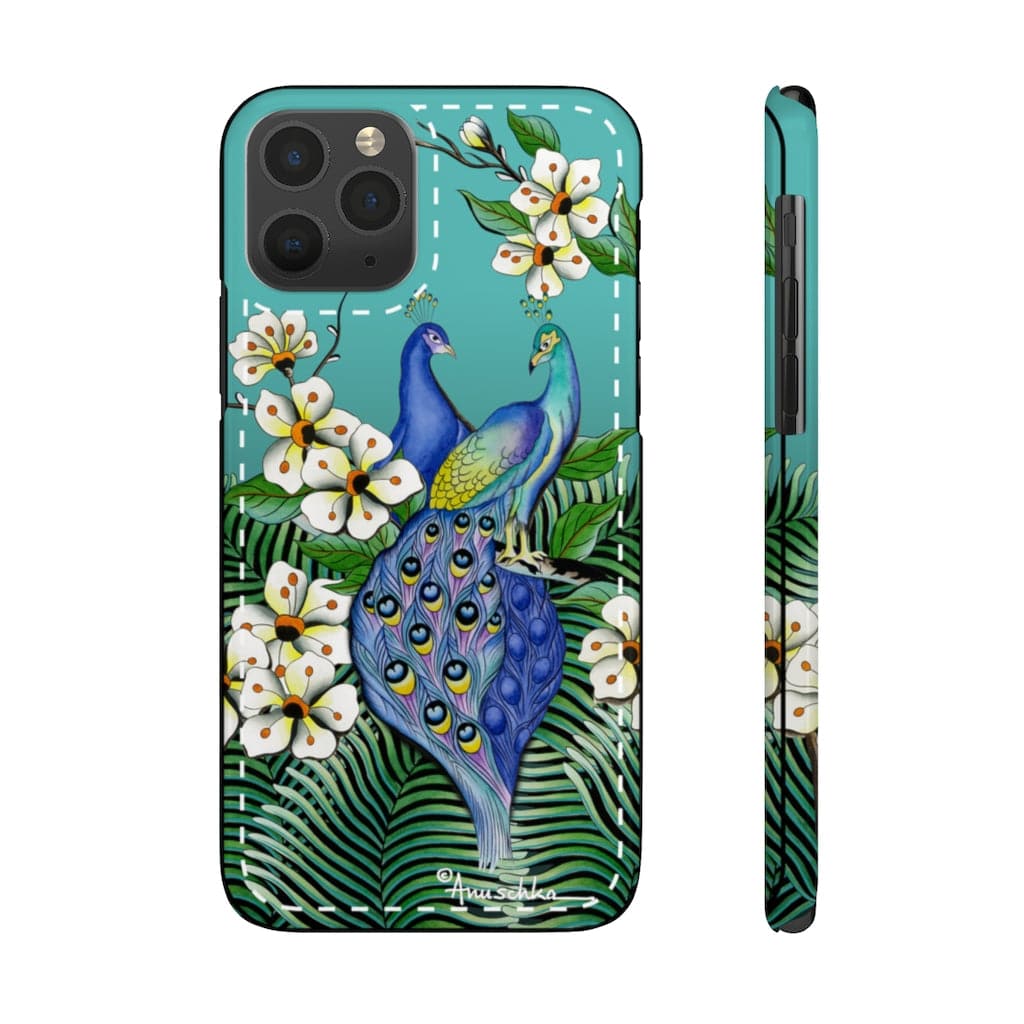 Anuschka Slim Phone Cases, Retro Elephant Ivory printing in Green color. These premium, super slim cases fit flawlessly while being the strongest, lightest and most flexible cases.