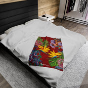 Island Escape Velveteen Plush Blanket