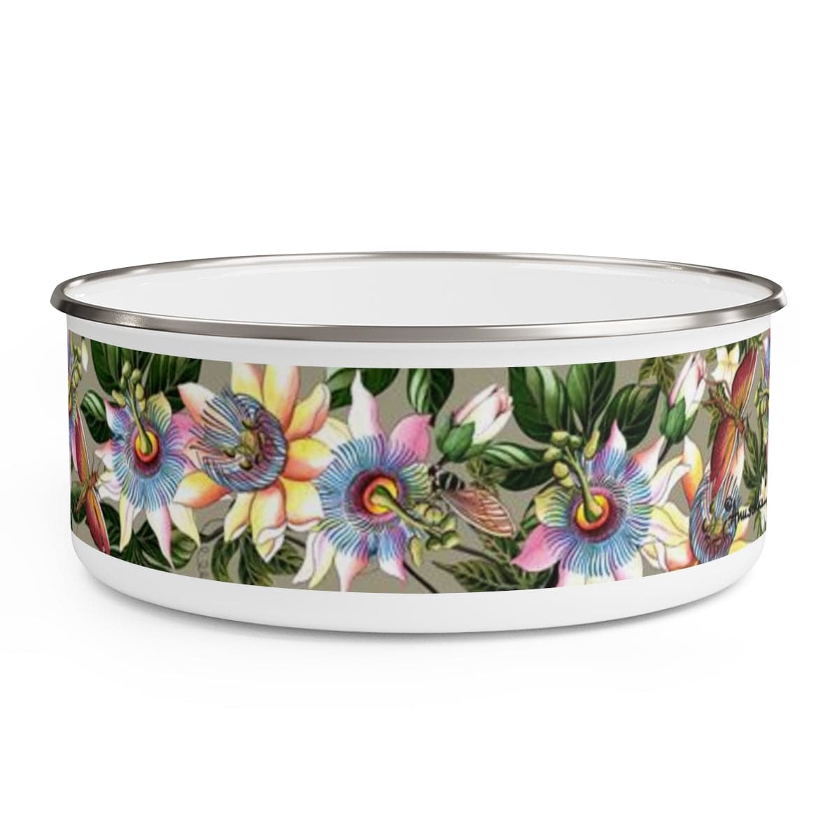 Floral Passion Enamel Bowl