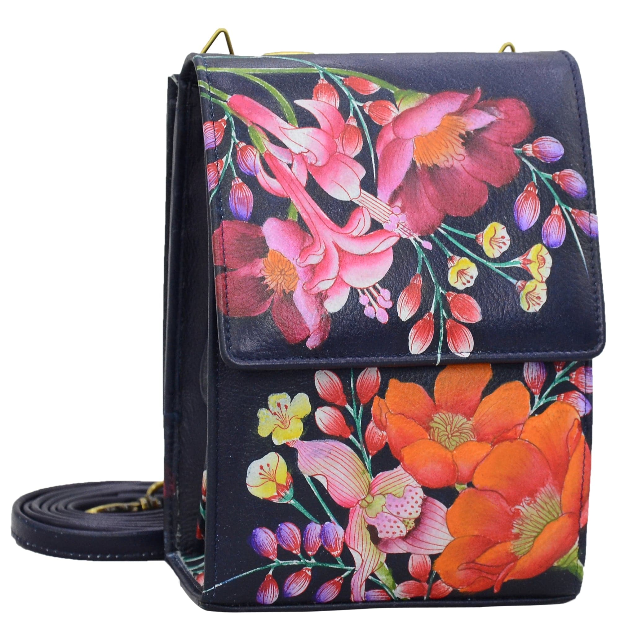 Moonlit Meadow Triple Compartment Crossbody Organizer - 412