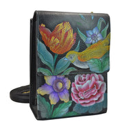 Vintage Bouquet Triple Compartment Crossbody Organizer - 412