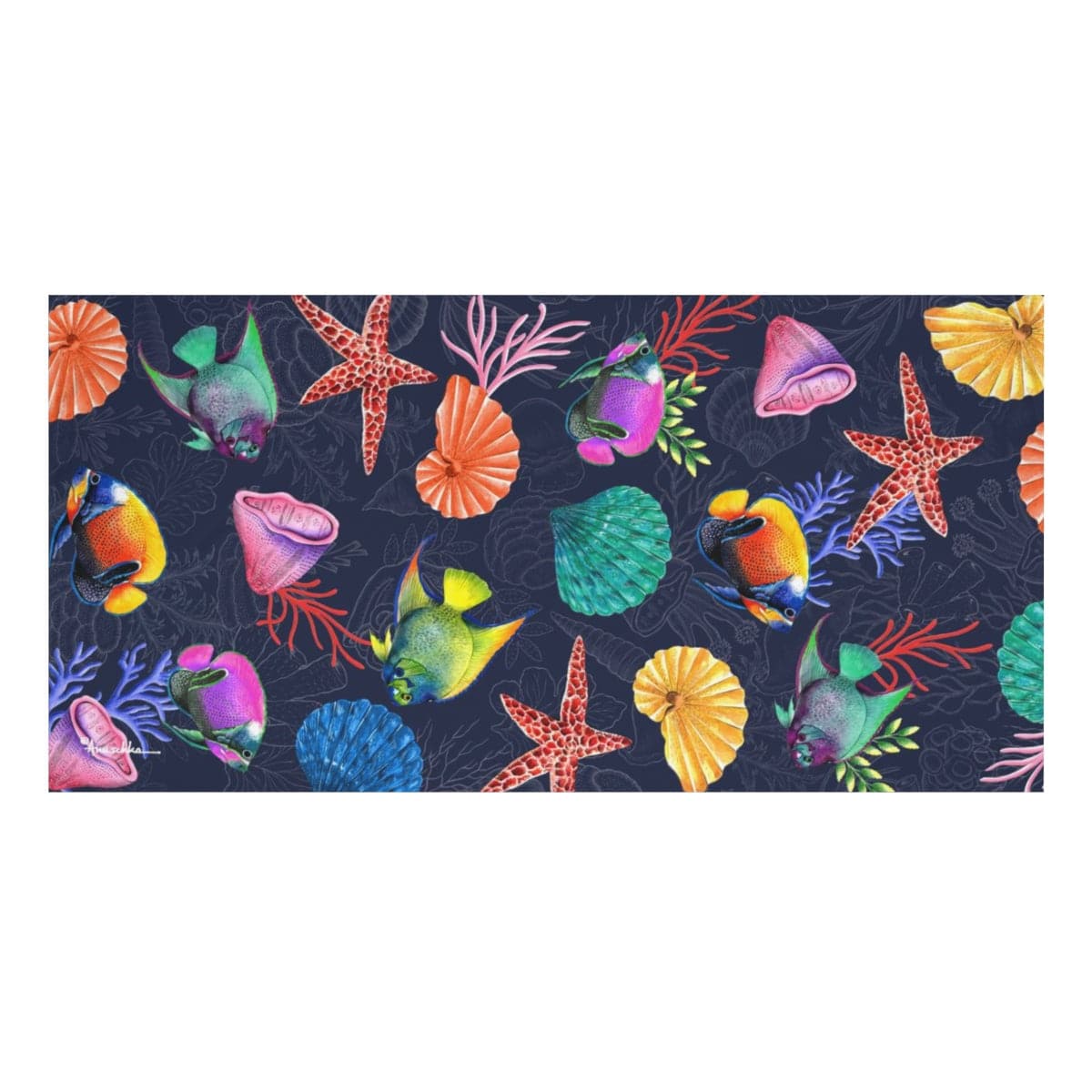 Mystical Reef Beach Towel