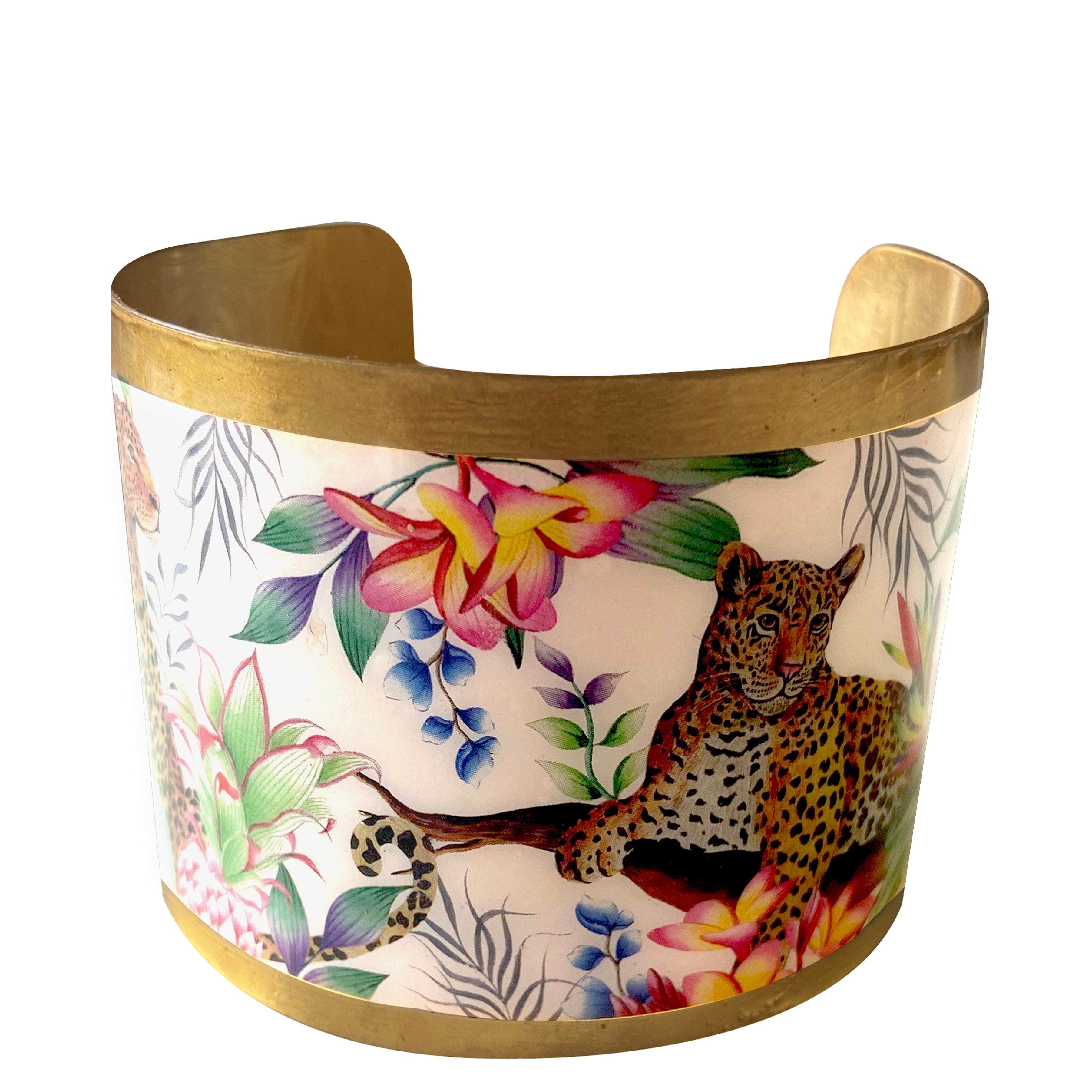 Jungle Queen Ivory Gold plated Cuff - 4300