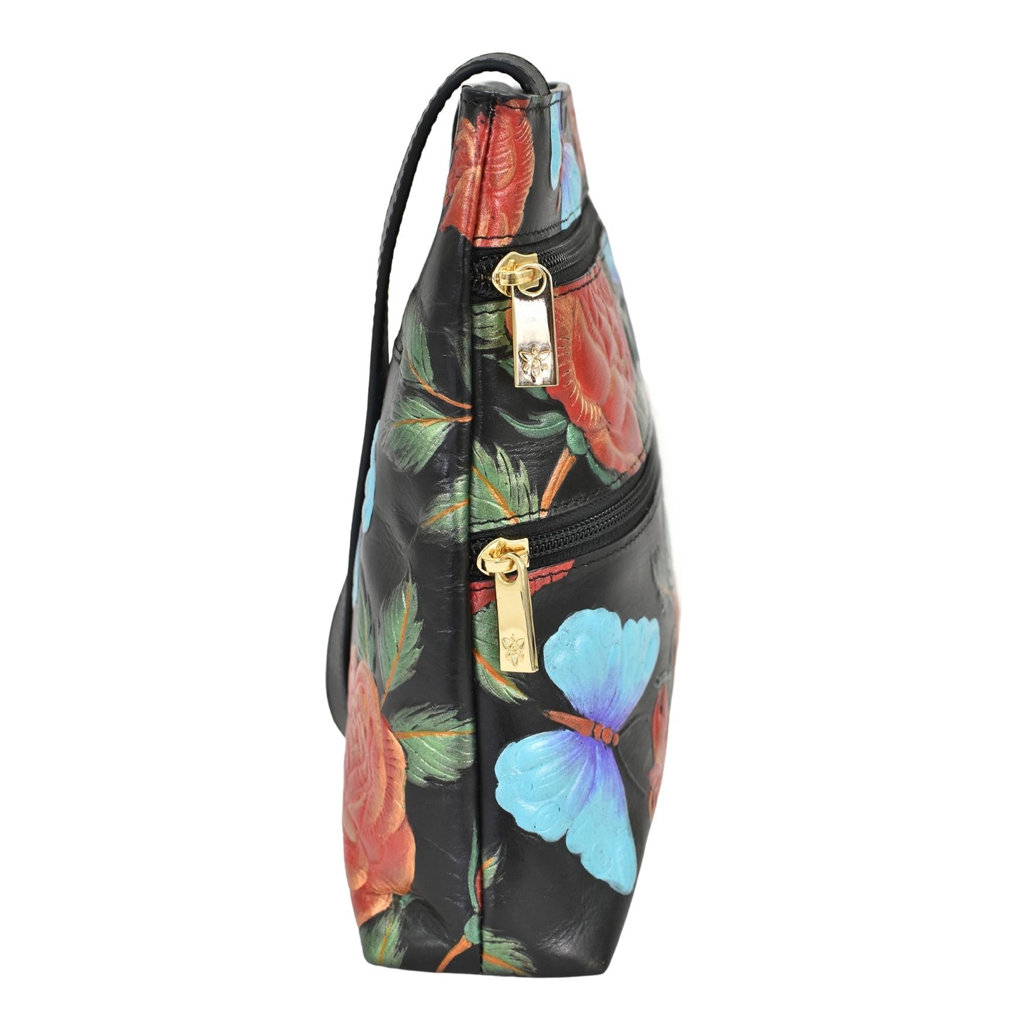 Medium Crossbody With Double Zip Pockets - 447