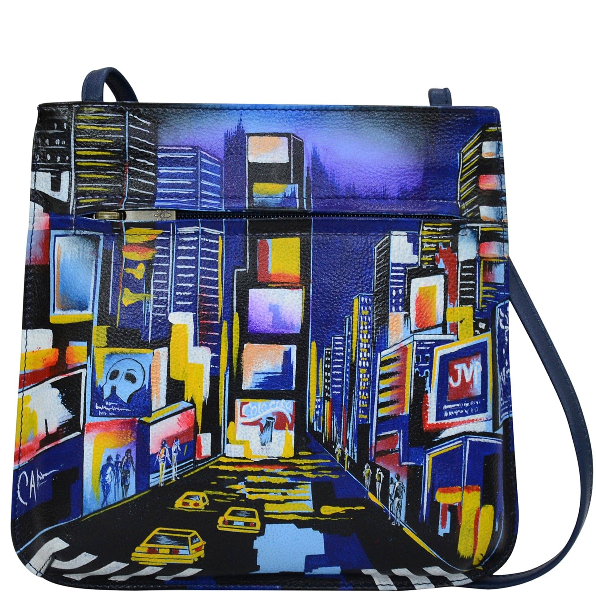 City Lights Slim Crossbody With Front Zip - 452