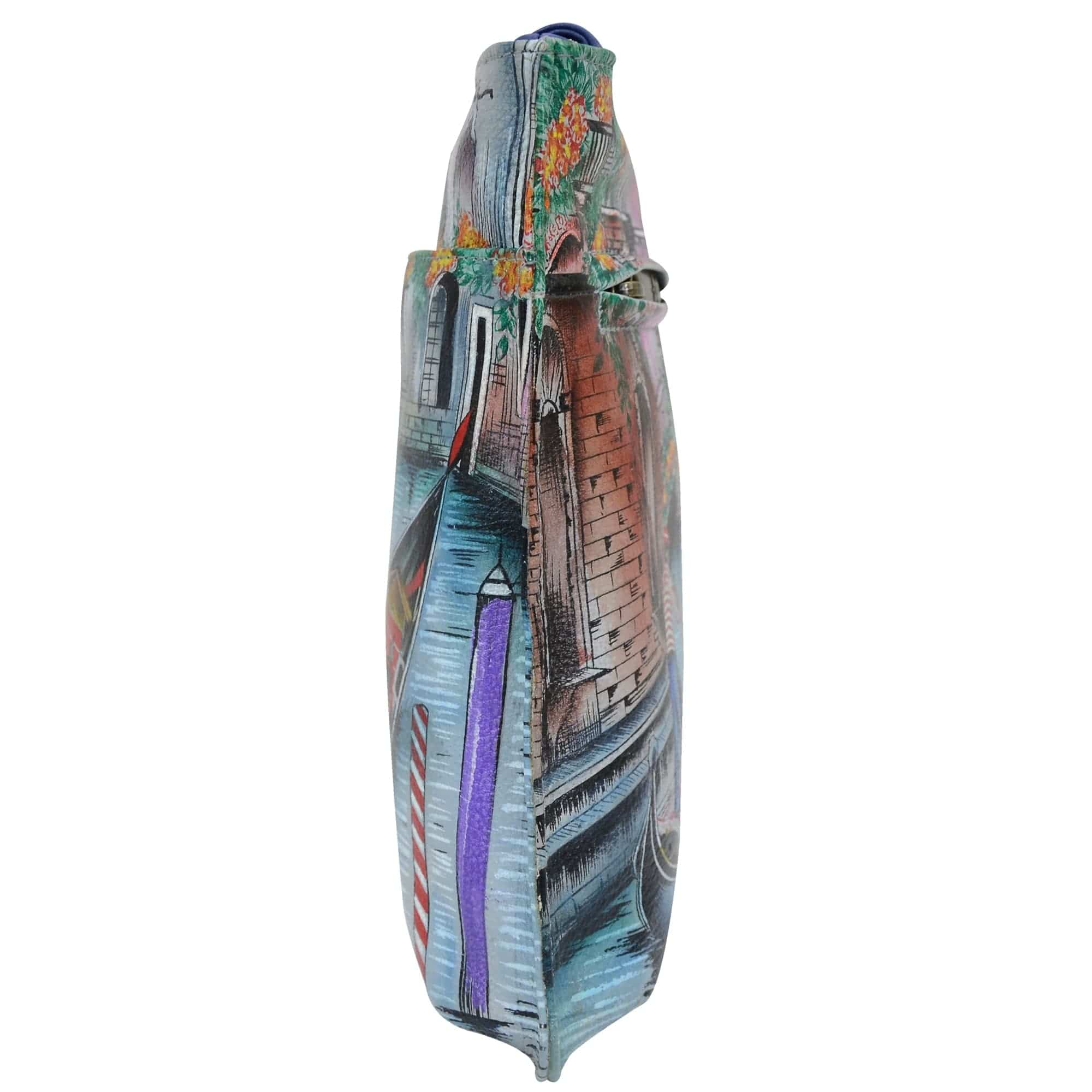 Slim Crossbody With Front Zip - 452 - Anuschka