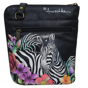 Organizer Crossbody With Extended Side Zipper - 493 - Anuschka