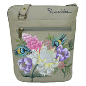 Organizer Crossbody With Extended Side Zipper - 493 - Anuschka