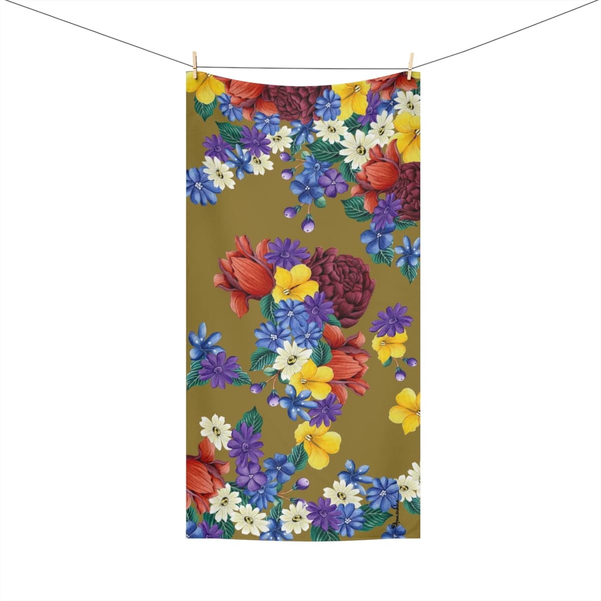 Dreamy Floral Beach Towel