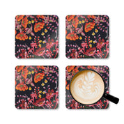 Moonlit Meadow Corkwood Coaster Set