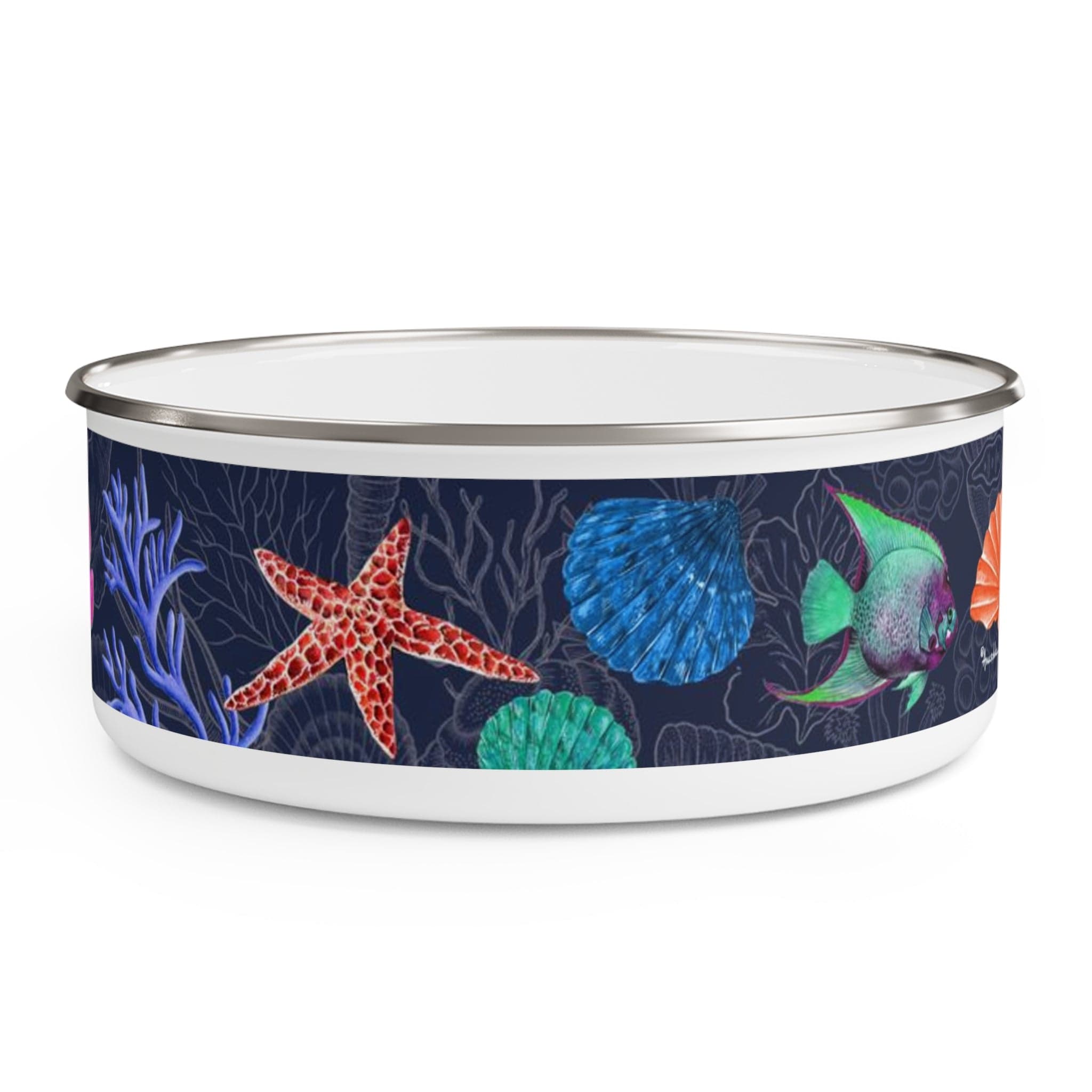 Mystical Reef Enamel Bowl