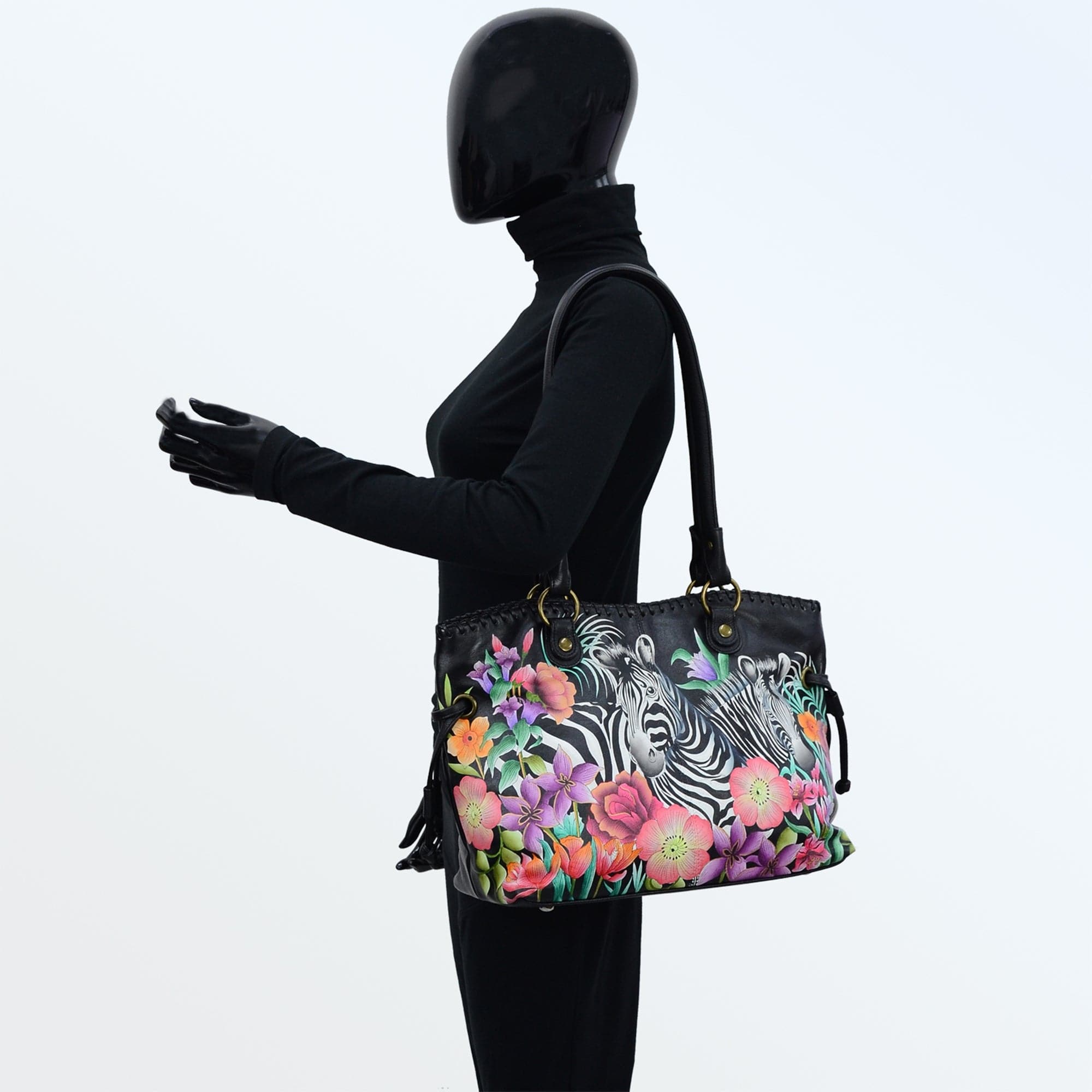 Double Handle Large Tote With Magnetic Closure - 569 - Anuschka
