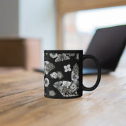 Butterfly Mosaic Black Coffee Mug (11 oz.)