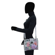 RFID Blocking Triple Compartment Crossbody Organizer - 595 - Anuschka