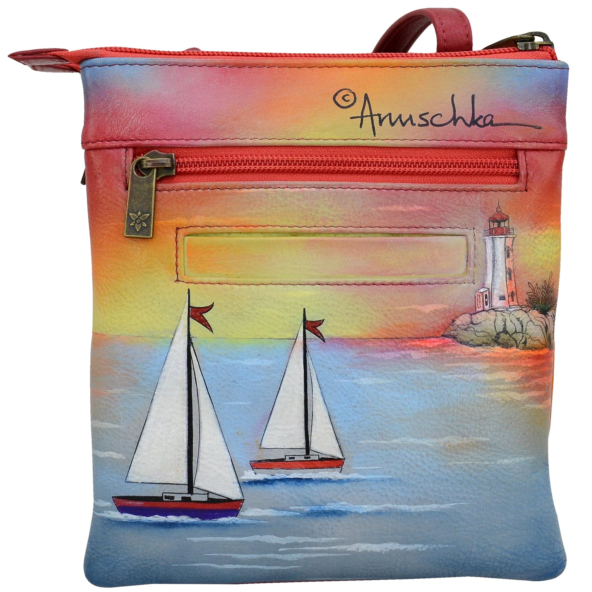 RFID Blocking Triple Compartment Travel Organizer - 596 - Anuschka