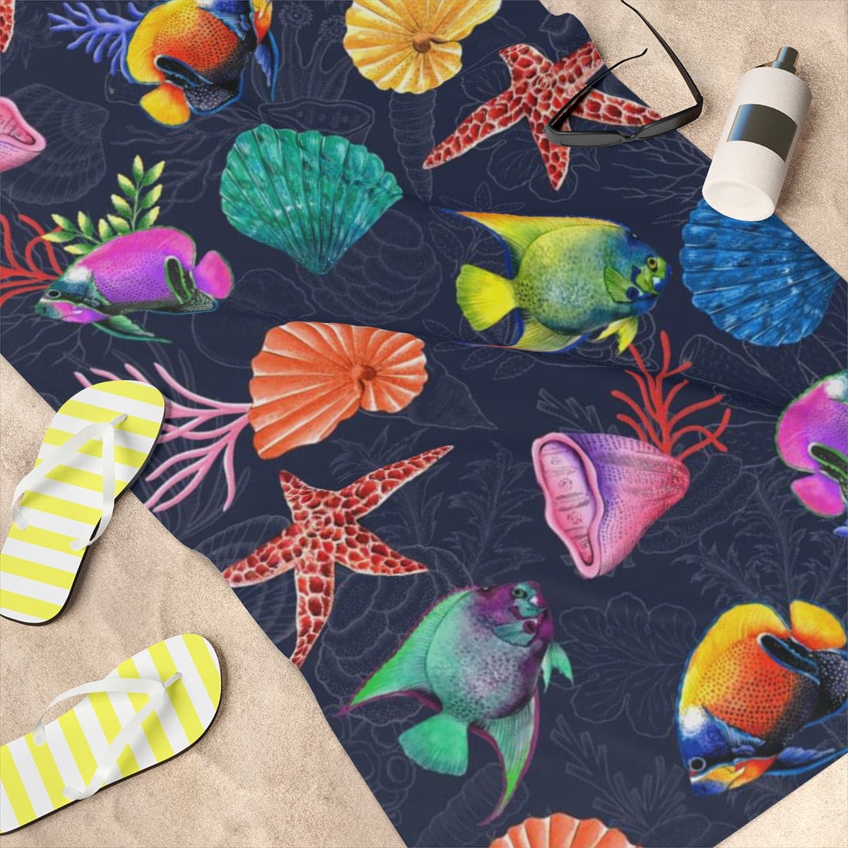 Mystical Reef Beach Towel