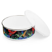 Rainforest Beauties Enamel Bowl