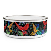 Rainforest Beauties Enamel Bowl