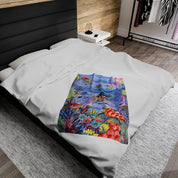 Ocean Treasures Velveteen Plush Blanket