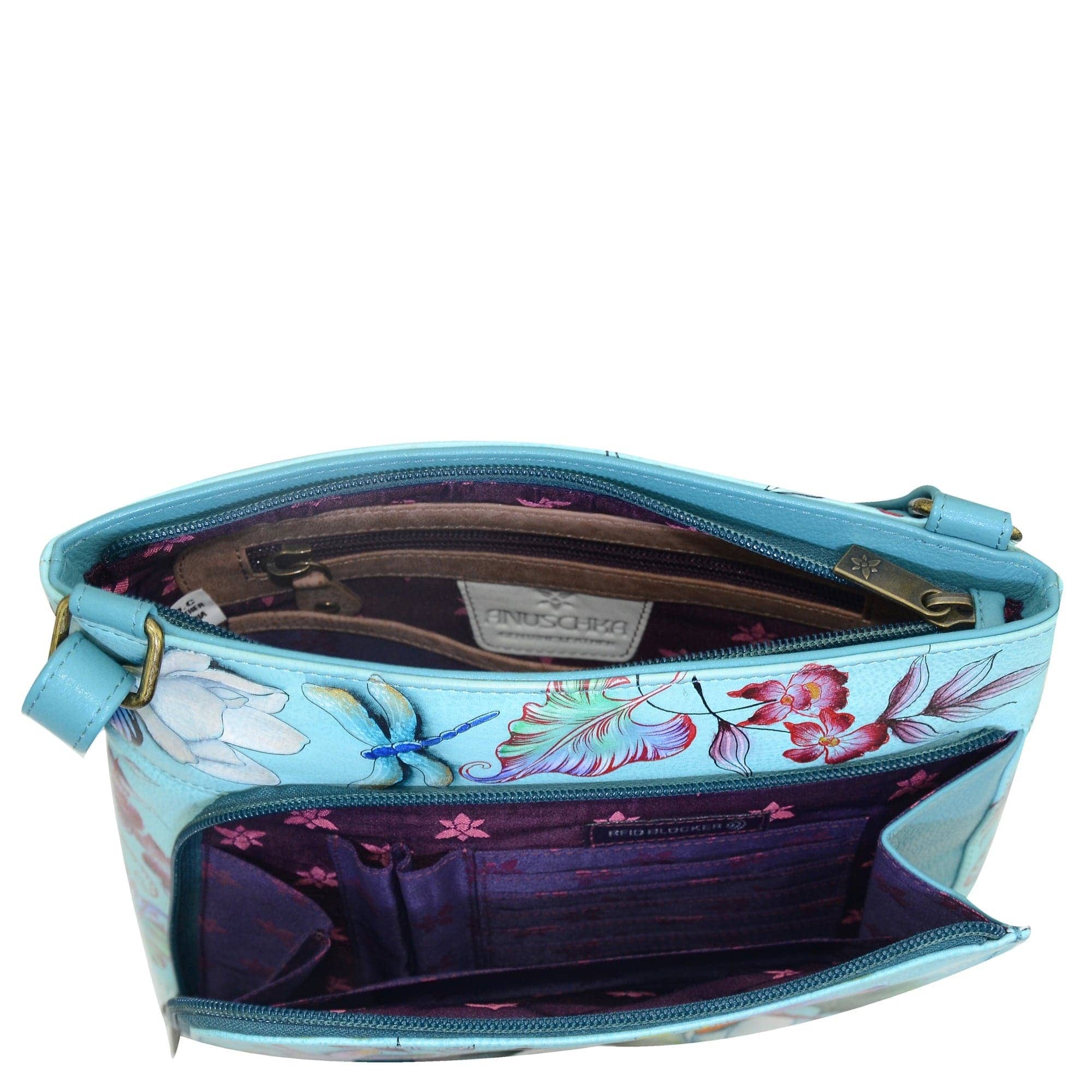 Crossbody With Front Zip Organizer - 651