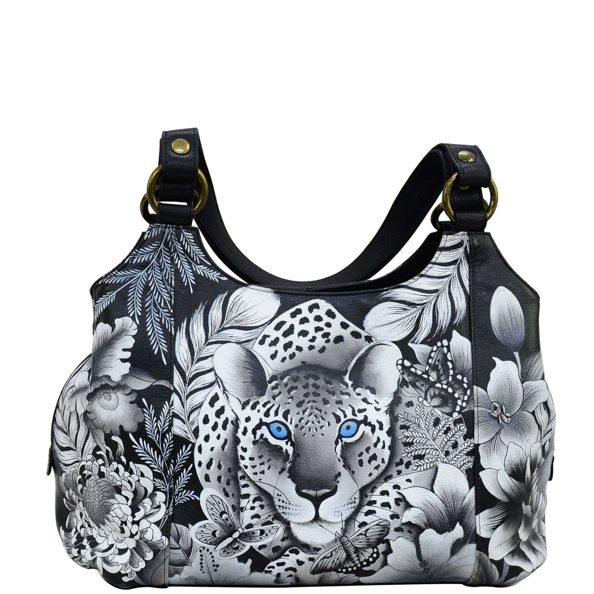 Cleopatra's Leopard - Triple Compartment Large Satchel - 652