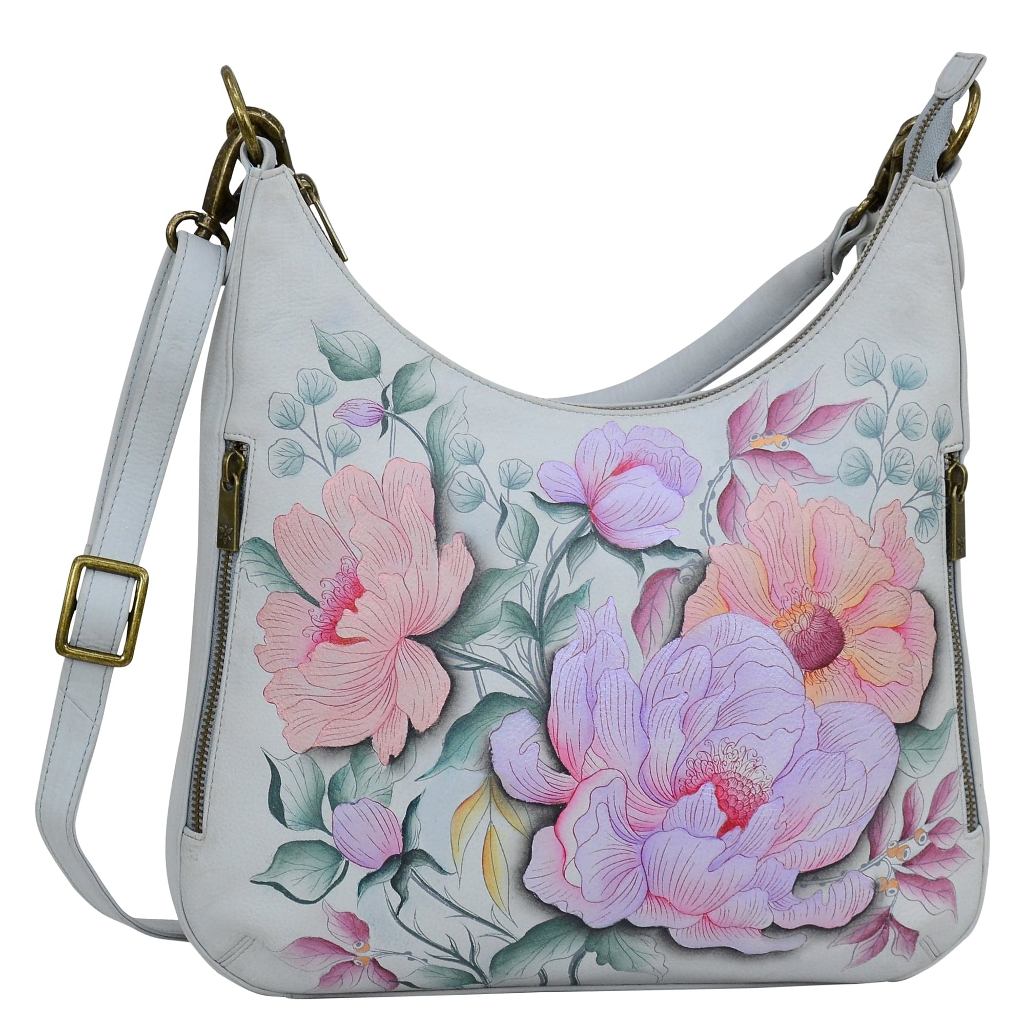 Bel Fiori Convertible Slim Hobo With Crossbody Strap - 662