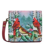 Snowy Cardinal Ladies Three Fold Wallet - 1850