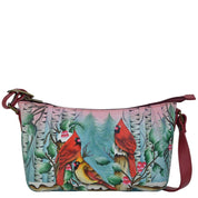 Snowy Cardinal Everyday Shoulder Hobo - 670