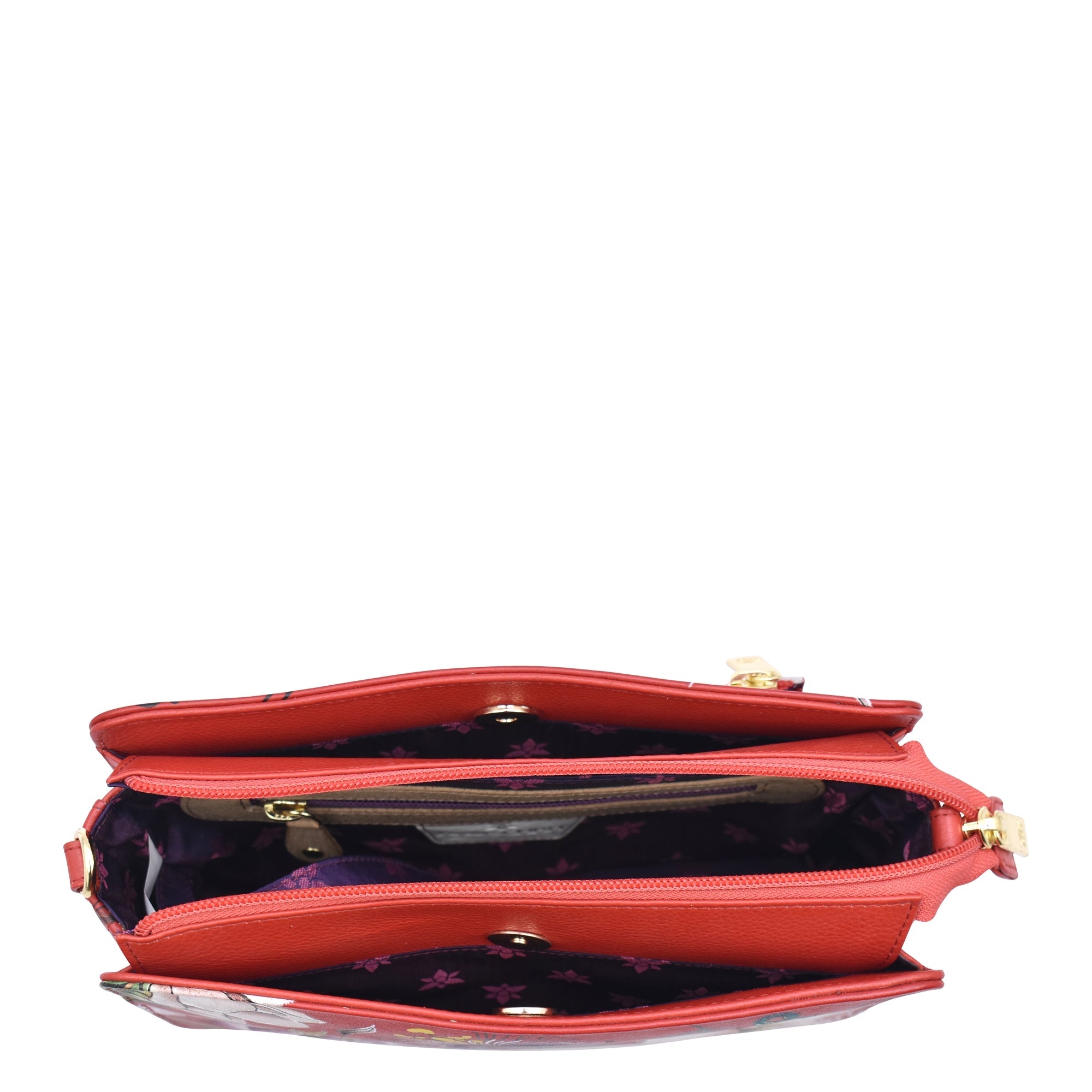 Triple Compartment Crossbody - 696