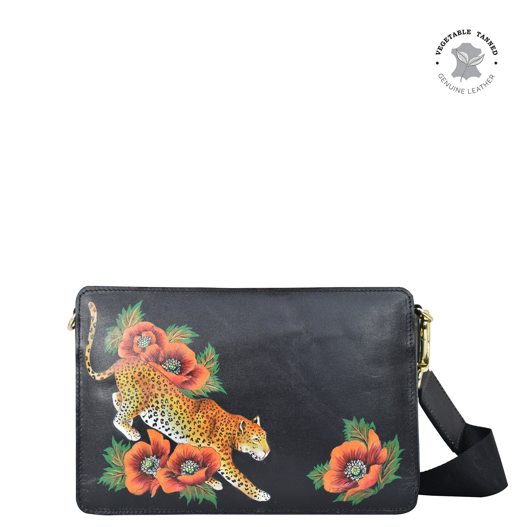 Enigmatic Leopard Triple Compartment Crossbody - 696