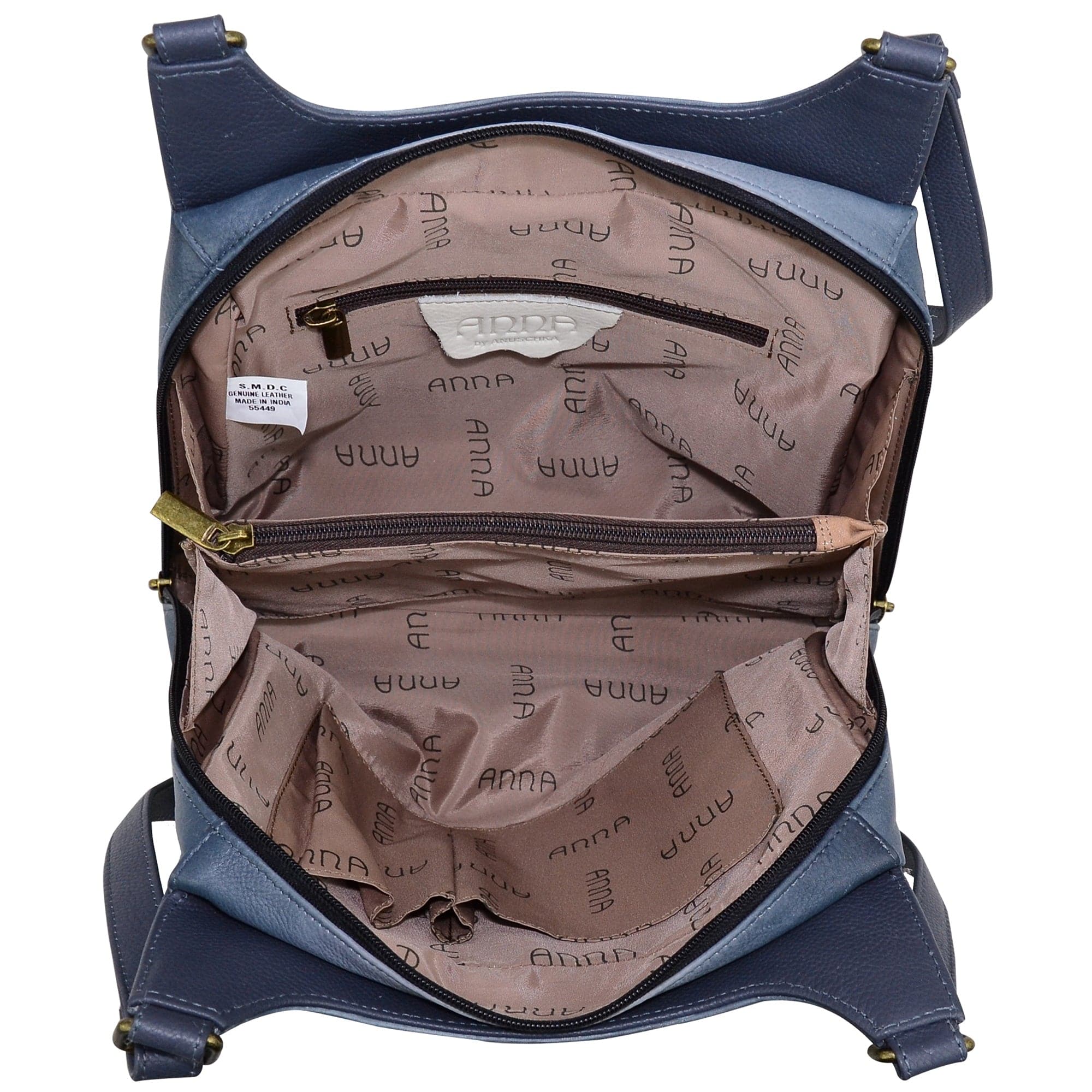 Triple Compartment Satchel - 7001