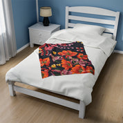 Moonlit Meadow Velveteen Plush Blanket