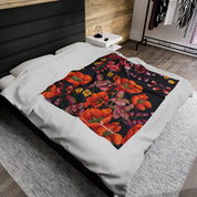 Moonlit Meadow Velveteen Plush Blanket