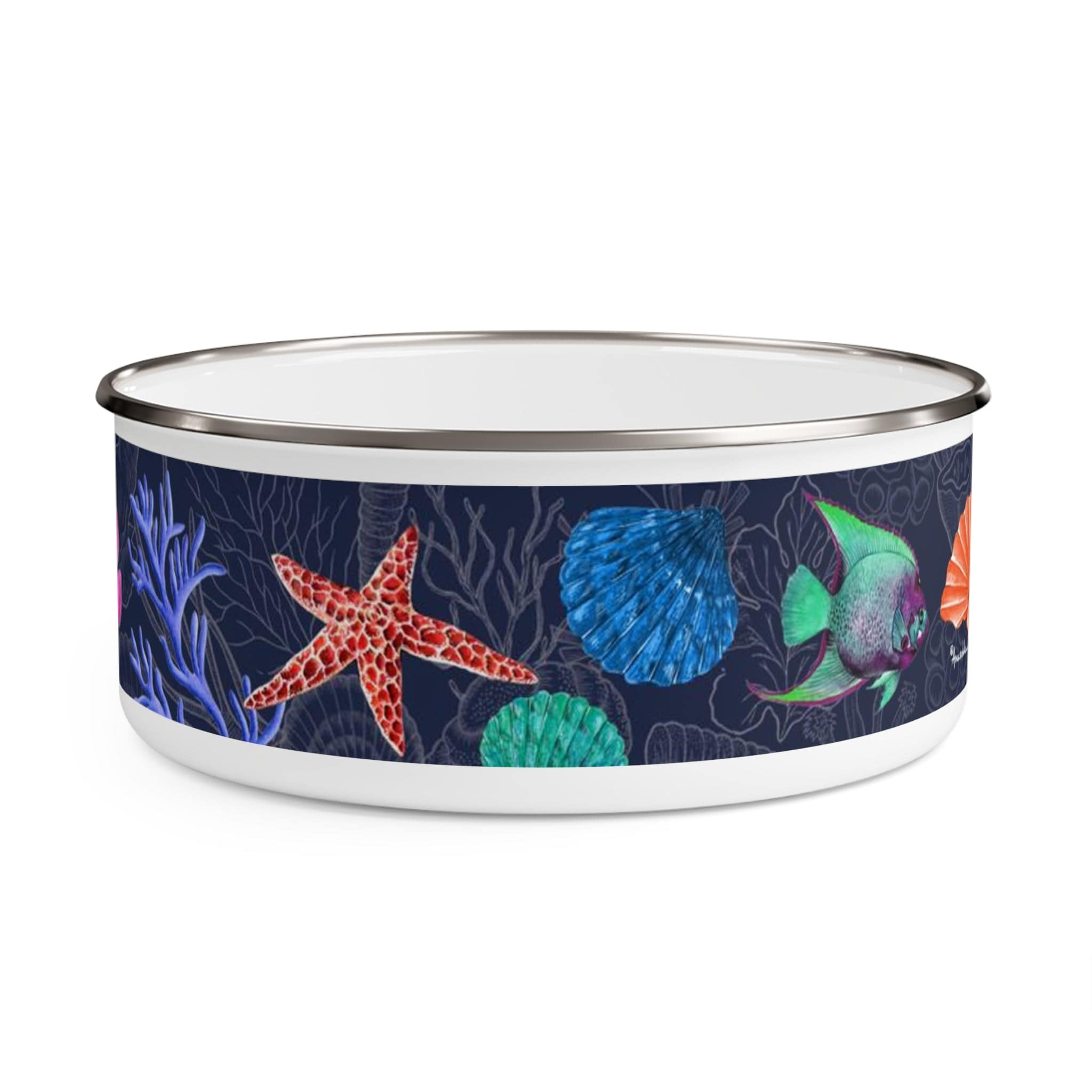 Mystical Reef Enamel Bowl