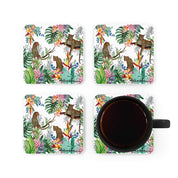 Jungle Queen Ivory Cork Back Coaster