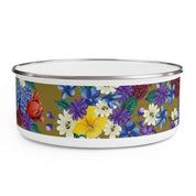 Dreamy Floral Enamel Bowl