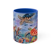 Ocean Treasures Coffee Mug Blue (11 oz.)