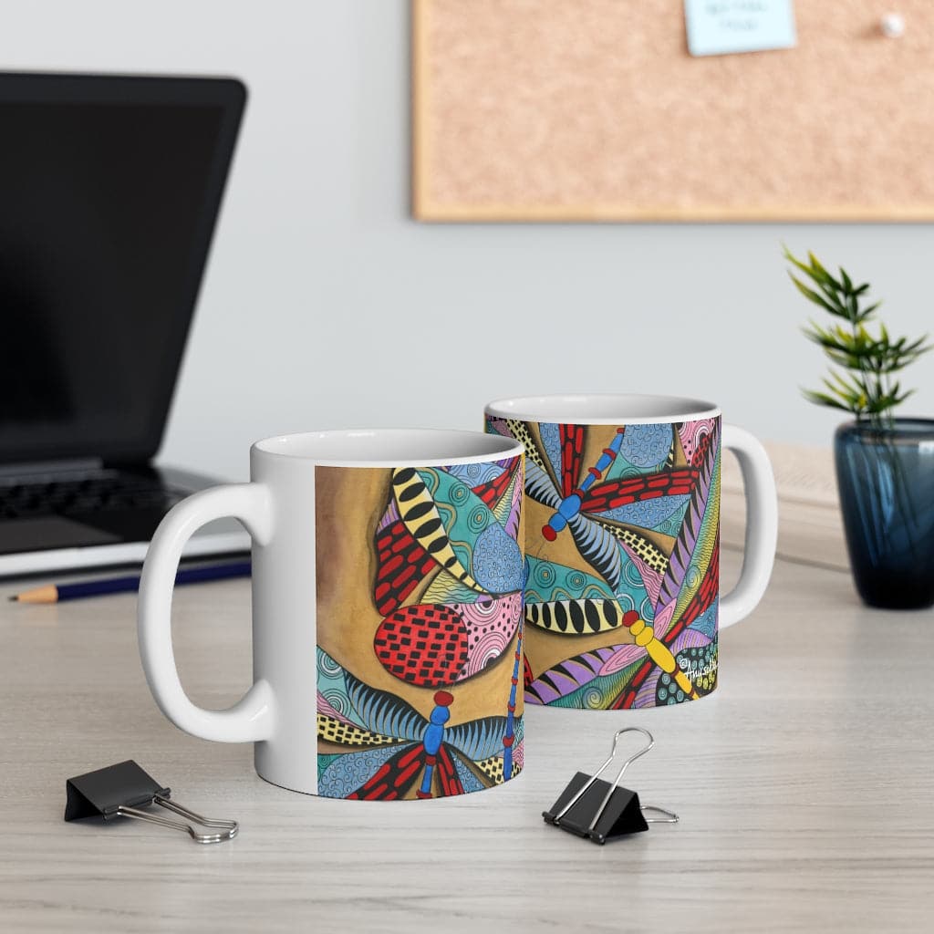 Dancing Dragonflies Coffee Mug (11 oz.)