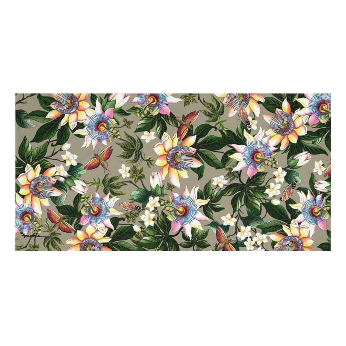 Floral Passion Beach Towel
