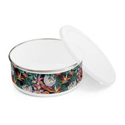 Island Escape Black Enamel Bowl